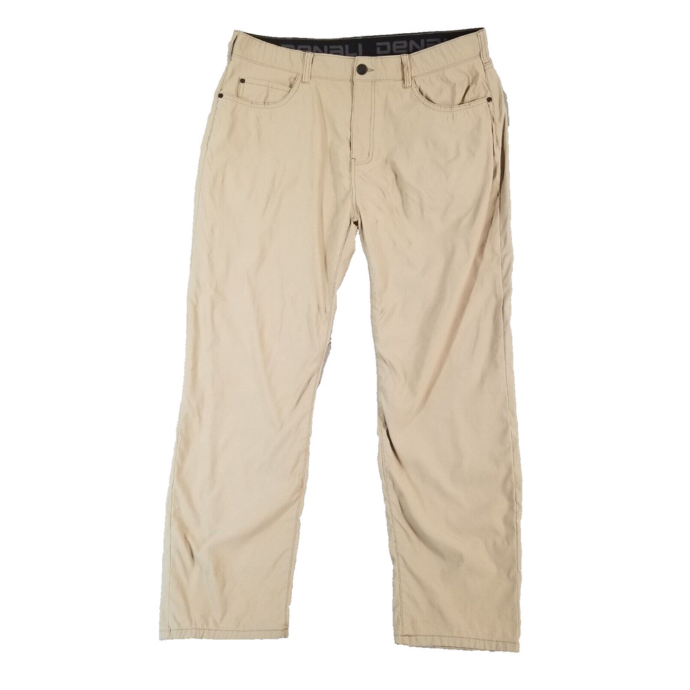 Denali jeans pants men's 36x30 beige comfort waist flex nylon outdoor Dri-Fit‎